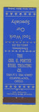 Matchbook Cover - Geo Porter Steel Treating Cleveland OH