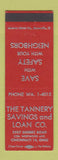 Matchbook Cover - Tannery Savings and Loan Cincinnati OH