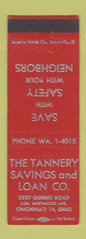 Matchbook Cover - Tannery Savings and Loan Cincinnati OH