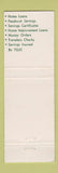 Matchbook Cover - Greenville Federal Greenville OH