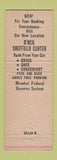 Matchbook Cover - Central Bank Lorain OH