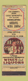 Matchbook Cover - Point View Tavern Parkman OH WORN