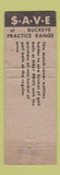 Matchbook Cover - Buckeye Sports Golf Peninsula OH WORN