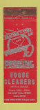 Matchbook Cover - Vogue Cleaners Lima OH WEAR