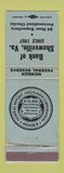 Matchbook Cover - Bank of Shawsville VA WEAR