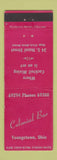 Matchbook Cover - Colonial Bar Youngstown OH