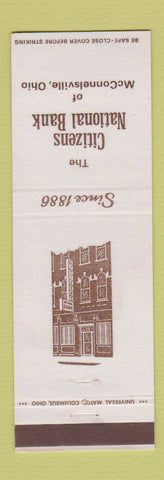 Matchbook Cover - Citizens National Bank McConnelsville OH
