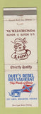 Matchbook Cover - Duff's Rebel Restaurant Winchester VA WEAR