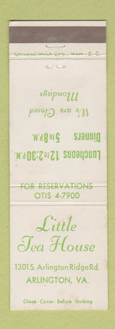 Matchbook Cover - Little Tea House Arlington VA