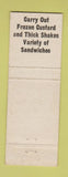 Matchbook Cover - Johnson's Charcoal House of Beef Leesburg VA