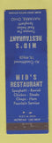 Matchbook Cover - Mid's Restaurant Navarre OH WEAR