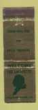 Matchbook Cover - Lafayette Restaurant Williamsburg VA WEAR