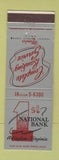 Matchbook Cover - 1st National Bank Arlington VA