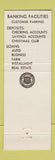 Matchbook Cover - Bank of Sussex and Surry Wakefield Ivor VA