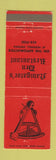 Matchbook Cover - Navigator's Den Restaurant Hopewell VA