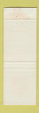 Matchbook Cover - Peoples National Bank Manassas VA
