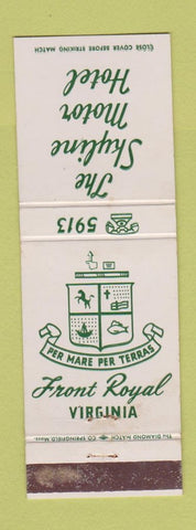 Matchbook Cover - Skyline Motor Hotel Front Royal VA