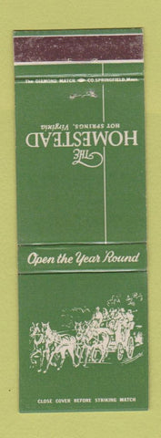 Matchbook Cover - The Homestead Hot Springs VA