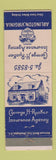 Matchbook Cover - George Rucker Insurance Arlington VA WEAR