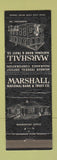 Matchbook Cover - Marshall National Bank and Trust Warrenton VA