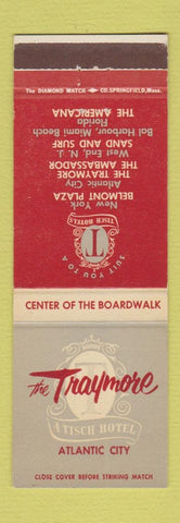 Matchbook Cover - The Traymore Hotel Atlantic City NJ