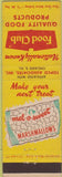 Matchbook Cover - Fodo Club Marshmallows Chicago