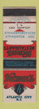 Matchbook Cover - Herman's Restaurant Atlantic City NJ WEAR
