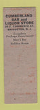 Matchbook Cover - Holiday Room Bridgeton NJ