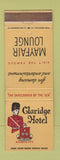 Matchbook Cover - Claridge Hotel Atlantic City NJ WEAR