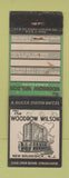 Matchbook Cover - Woodrow Wilson Hotel New Brunswick NJ WEAR