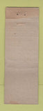Matchbook Cover - Woodrow Wilson Hotel New Brunswick NJ WEAR