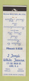 Matchbook Cover - 2 Tony's White Tavern Lodi NJ WEAR