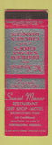 Matchbook Cover - Sunset Manor Restaurant Portsmouth VA