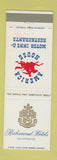 Matchbook Cover - Richmond Hotels America House Richmond VA Petersburg