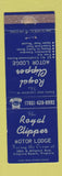 Matchbook Cover - Royal Clipper Motor Lodge Virginia Beach VA WEAR