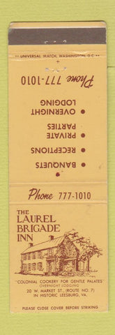 Matchbook Cover - Laurel Brigade Inn Leesburg VA