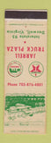 Matchbook Cover - Jarrell Truck Stop Texaco oil gas Doswell VA