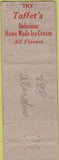 Matchbook Cover - Max Taffet Variety Store POOR Ice Cream
