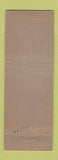 Matchbook Cover - Nystrom's Restaurant North Hackensack NJ WORN