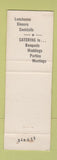 Matchbook Cover - Lyle's Restaurant Kearny NJ
