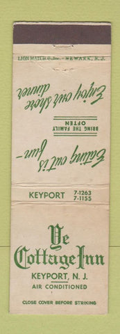 Matchbook Cover - Ye Cottage Inn Keyport NJ WEAR