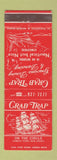Matchbook Cover - Crab Trap Somers Point NJ