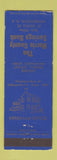Matchbook Cover - Morris County Savings Bank Morristown NJ