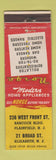 Matchbook Cover - Norge Appliances Plainfield Elizabeth NJ WEAR