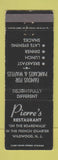 Matchbook Cover - Pierre's Restaurant Wildwood NJ
