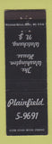 Matchbook Cover - Washington House Watchung NJ
