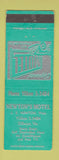 Matchbook Cover - Newton's Motel Dillwyn VA
