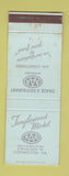 Matchbook Cover - Tanglewood Motel Covington VA WEAR