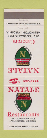 Matchbook Cover - Natale Restaurant Arlington VA