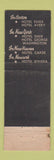 Matchbook Cover - Hotel Dixie New York City